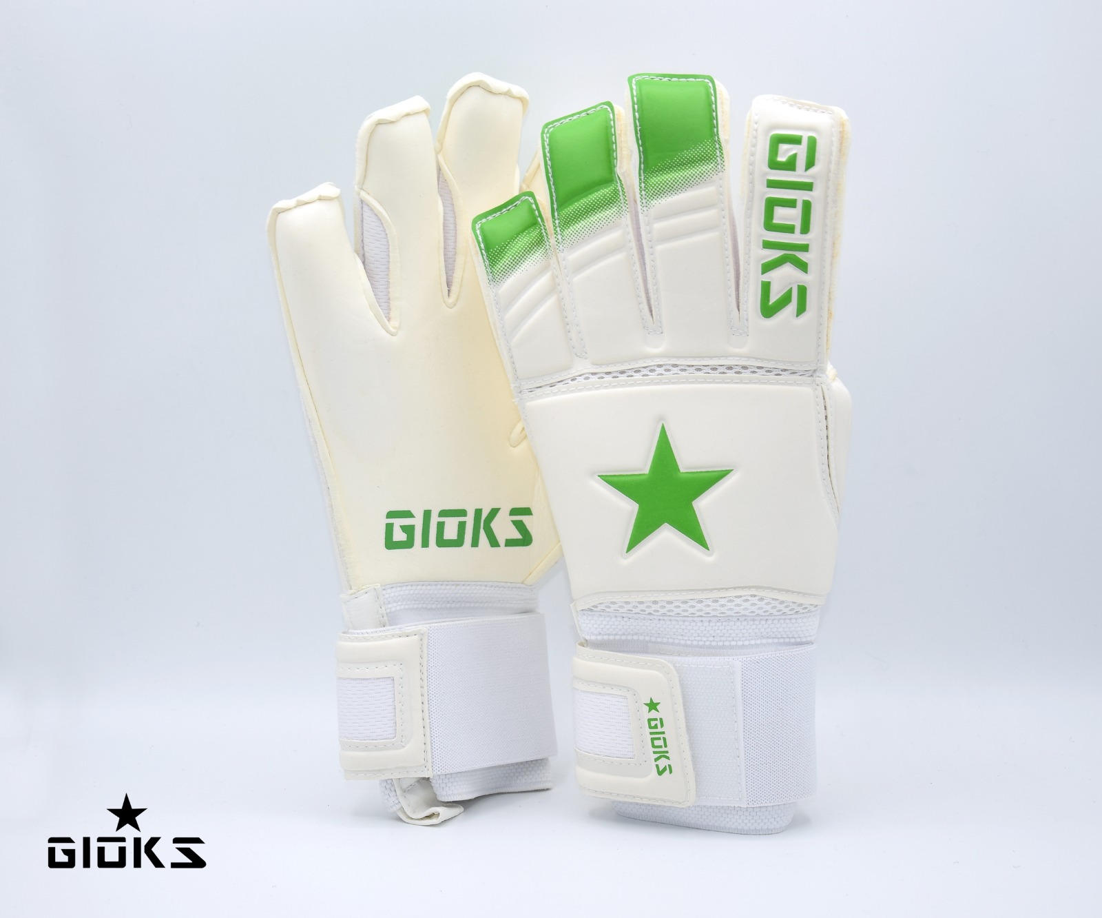 Guanti Modello Top Star Verde Bianco